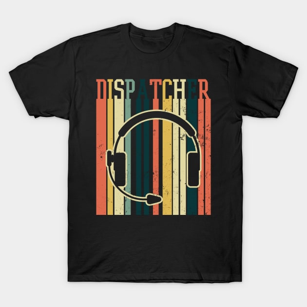 911 Dispatcher Shirt | Vintage Retro Gift T-Shirt by Gawkclothing